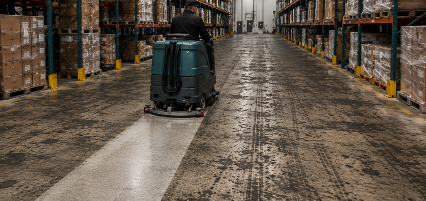 Dissolving Years of Warehouse Buildup With Powerful Industrial Floor Cleaners
