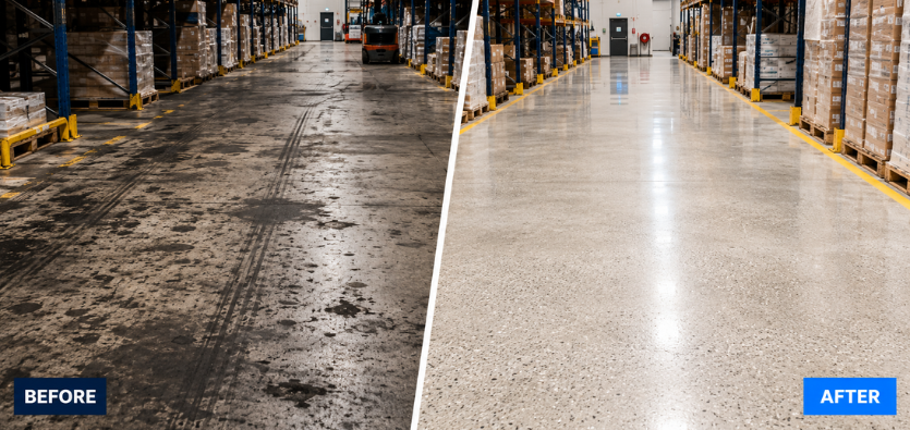 Dissolving Years of Warehouse Buildup With Powerful Industrial Floor Cleaners